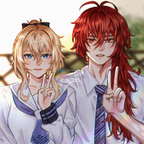 Jean & Diluc - Genshin Impact